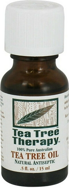 Tea Tree Therapy Pure Tea Tree Oil, Natural Antiseptic - 0.5 Oz