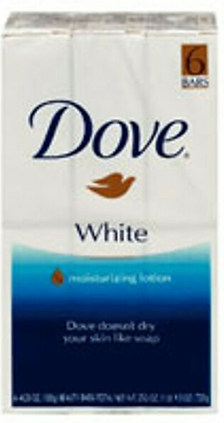 Dove Beauty Bar Soap, White, 4.75 Oz