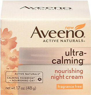 Aveeno Ultra-Calming Nourishing Fragrance Free Night Cream, 1.7 oz