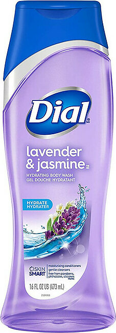Dial Lavender and Twilight Jasmine Hydrating Body Wash, 16 Oz