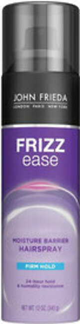 John Frieda Frizz Ease Moisture Barrier Hair Spray, Firm Hold, 12 Oz
