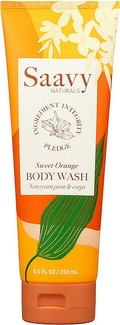 Saavy Naturals Body Wash, Sweet Orange, 8.5 Oz