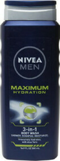 Nivea Men Maximum Hydration 3-In-1 Body Wash - 16.9 Oz