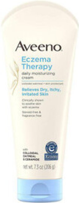 Aveeno Eczema Therapy Moisturizing Cream For Sensitive Skin, 7.3 Oz