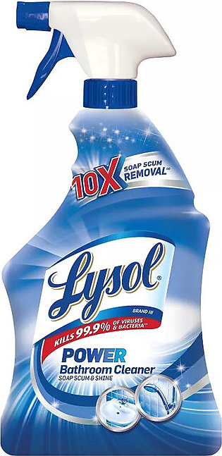 Lysol Power Foaming Cleaning Spray for Bathrooms, 32 Oz