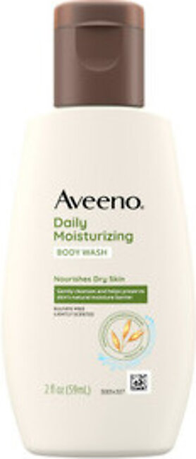 Aveeno Daily Moisturizing Oat Body Wash For Dry Skin, 2 Oz