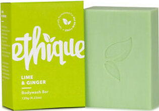 Ethique Lime and Ginger Body Wash Soap Bar, 4.23 Oz