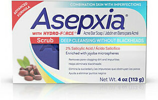 Asepxiz Deep Cleansing Scrub Bar Soap, 4 Oz