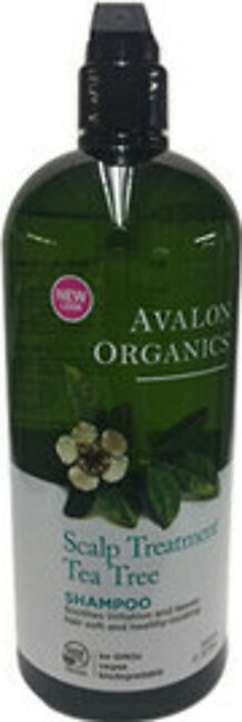 Avalon Organics Tea Tree Shampoo For Scalp Treatment - 32 Oz