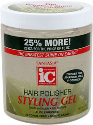 Fantasia ic Hair Polish Styling Gel With Sparkle Lites, Regular, 20 Oz