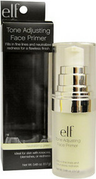 e.l.f Cosmetic Tone Adjusting Face Primer, Neutralizing Green, 0.48 oz, 2 Ea