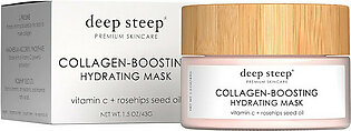 Deep Steep Premium Skin Care Collagen Boosting Hydrating Face Mask, 1.5 Oz