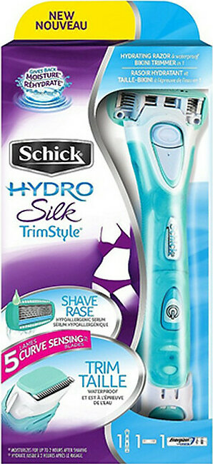 Schick Hydro Silk Trim Style Hydrating Razor For Woman , 1 ea