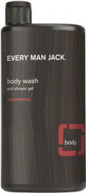 Every Man Jack Body Wash and Shower Gel, Cedarwood, 16.9 Oz