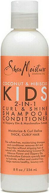 Shea Moisture Kids 2-In-1 Hair Shampoo And Conditioner, 8 Oz