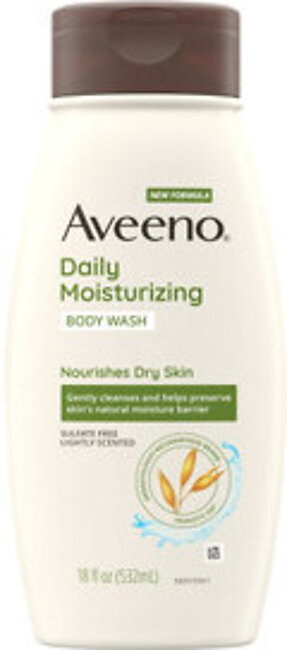 Aveeno Daily Moisturizing Body Wash, 18 Oz