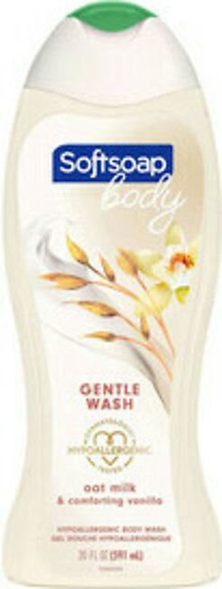 Soft Soap Body Wash For Sensitive Skin, Oat Milk And Vanilla, 20 Oz