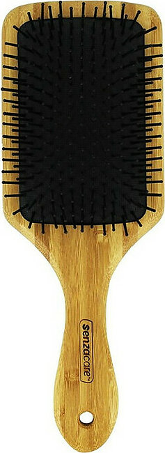 Senza Care Paddle Bamboo Hairbrush, 1 Ea