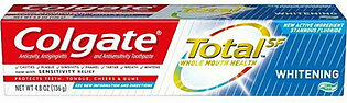 Colgate Total Whitening Gel Toothpaste, 4.8 Oz