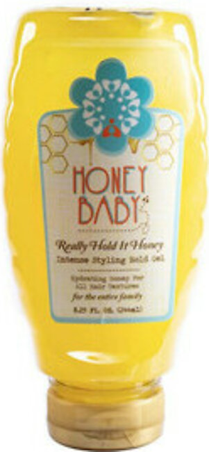 Honey Baby Naturals Really Hold It Honey, Intense Styling Hold Gel, 8.25 Oz