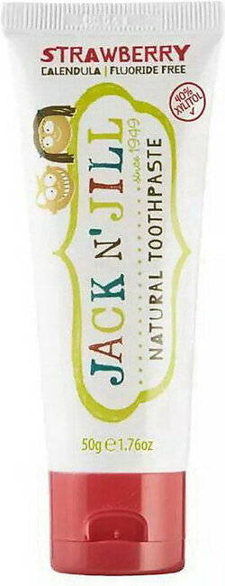 Jack N Jill Natural Toothpaste Organic Strawberry, 1.76 Oz, 6 Ea