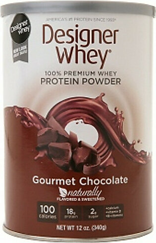 Designer Whey 100% Premium Chocolate Protein Powder - 12.7 Oz