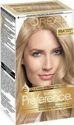 Loreal Superior Preference Hair Color, Champagne Blonde, 8.5A - 1 Ea