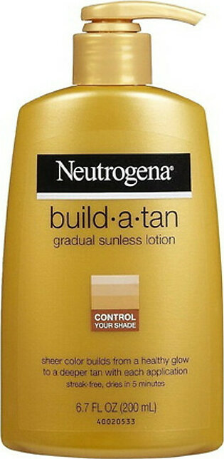 Neutrogena Build-A-Tan Gradual Sunless Tanning Lotion, 6.7 Oz