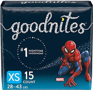 Huggies Good Nights Bedtime Pants For Boys, Size Extra Small, 15 Ea