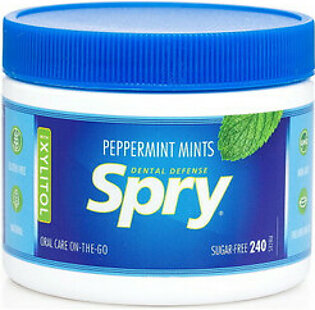 Spry Xylitol Peppermint Mints Dental Defense, 240 Ea