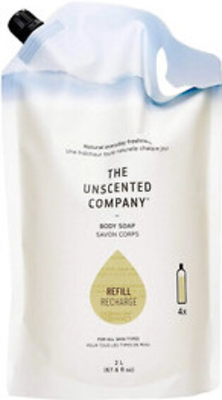 The Unscented Company Body Soap Refill Recharge Pouch, 67.6 Oz