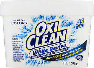 Oxi Clean White Revive Laundry Whitener and Stain Remover Powder, 3 Lb