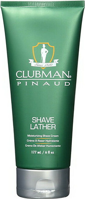 Clubman Pinaud Shave Lather Moisurizing Shave Cream, 6 Oz