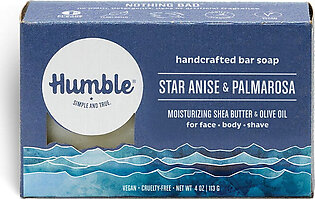 Humble Moisturizing Bar Soap, Star Anise And Palmarosa, 4 Oz