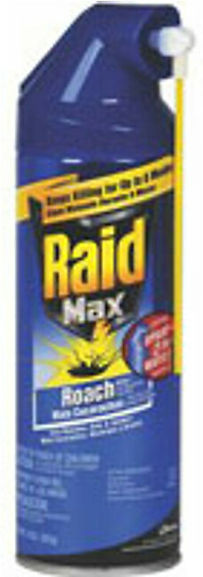 Raid Max Roach Insect Killer Aerosol Spray On Bugs - 14.5 Oz
