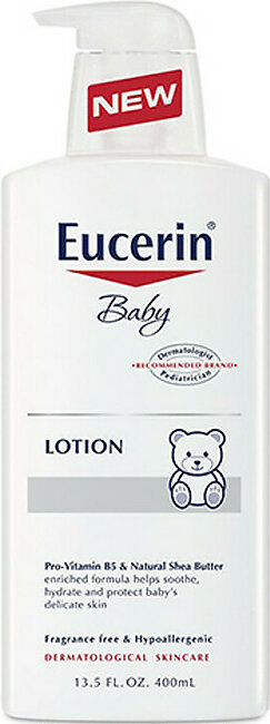 Eucerin Baby Soothing Body Lotion, Fragrance Free, 13.5 Oz