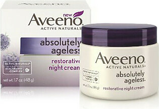 Aveeno Active Naturals Absolutely Ageless Restorative Night Cream, Blackberry, 1.7 oz