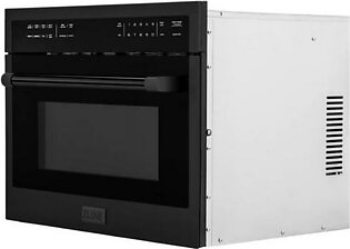 ZLINE 24" Built-in Convection Microwave Oven in Black Stainless Steel