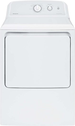 Hotpoint 6.2 cu.ft. Capacity Aluminized Alloy Electric Dryer in White