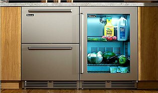 Perlick 24" Built-in Refrigerator Solid Door Left Hinge