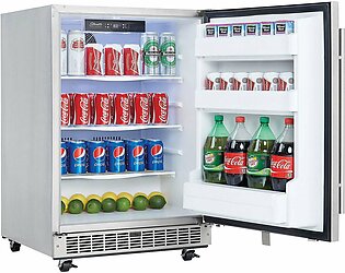 Danby Silhouette Outdoor Rated Mini Fridge in Stainless Steel  DAR055D1BSSPRO