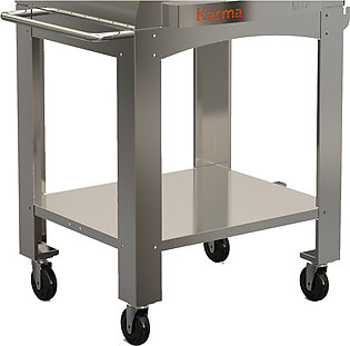 WPPO Karma 32'' Stainless Steel Pizza Oven Stand / Cart