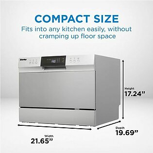Danby 6 Place Setting Compact Countertop Dishwasher