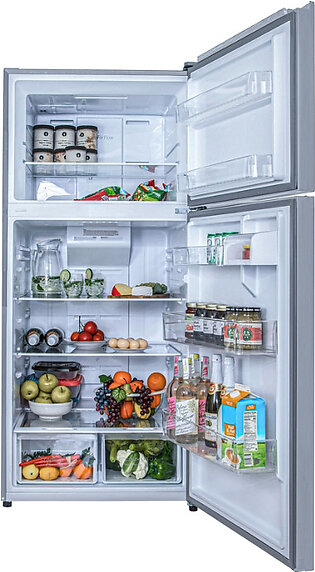 Forte 30" Freestanding Top Freezer Refrigerator In Stainless Steel