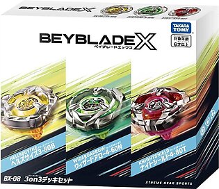 BX-08 3on3 Deck Set "BEYBLADE X"