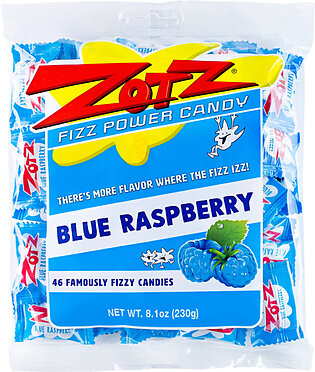 ZOTZ Blue Raspberry Candy Bag
