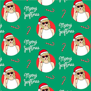 Merry Christmas Taylor Wrapping Paper Roll