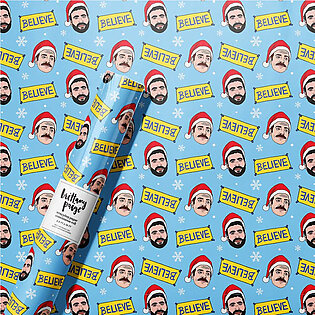 Believe Holiday Wrapping Paper Roll