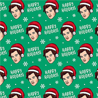 Harry Holiday Wrapping Paper Roll