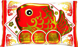 Red Meito Puko Puku Taiyaki Fish Aerated Chocolate Candy